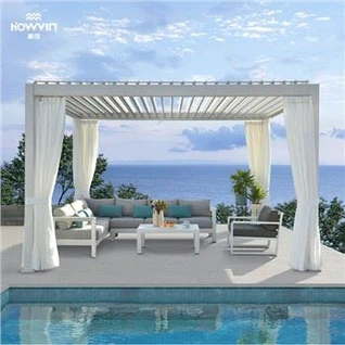 Aluminium pergola met dak